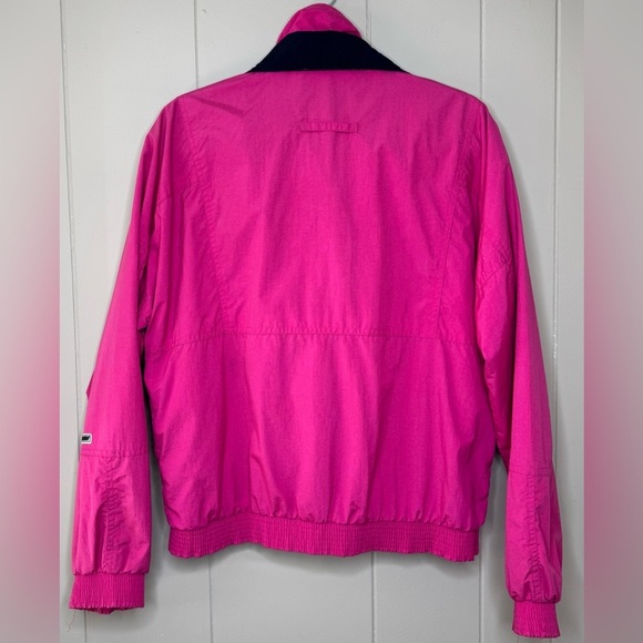 Helly Hansen VTG Late 80’s Neon Pink Ski Shell Jacket Womens Size Medium - Picture 2 of 11